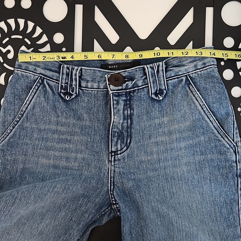 Marc Jacobs Bootcut‎ Mid-Rise Released Hem Denim Blue Jeans | Women's 4 - Picture 10 of 15